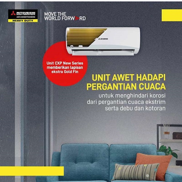 Mitsubishi AC Standart Wall Mounted Split 1 PK - SRK09CXP-W3